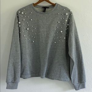 5/$30 Grey Pearl Sweater